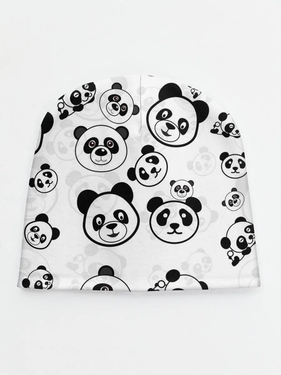 Детская шапка / Панды