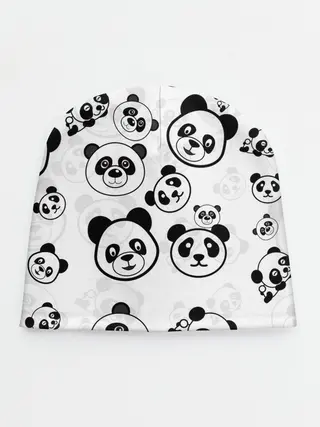 Детская шапка / Панды