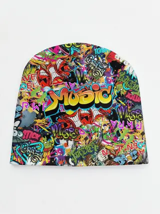 Детская шапка / Граффити. Крейзи мьюзик