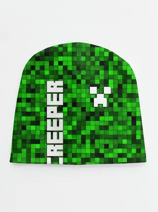 Детская шапка / MINECRAFT CREEPER