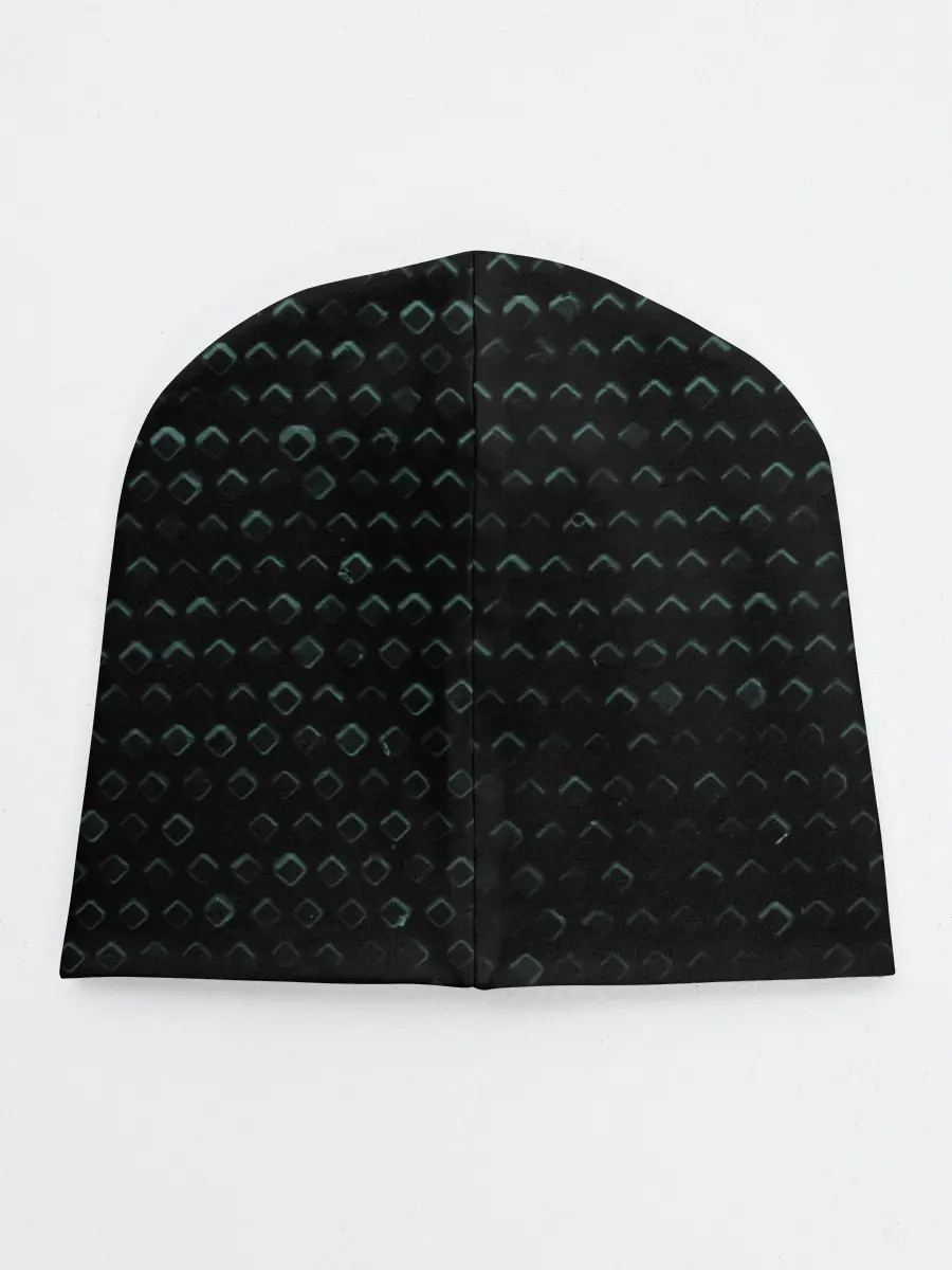Детская шапка / Текстура геометрия ромбы черны