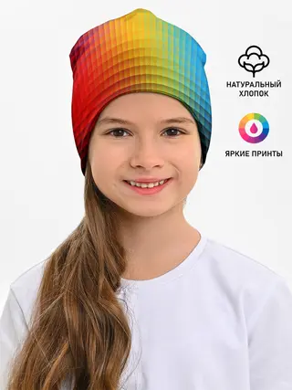 Детская шапка / Радужный градиент