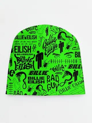 Детская шапка / BILLIE EILISH | БИЛЛИ АЙЛИШ LOGOBOMBING