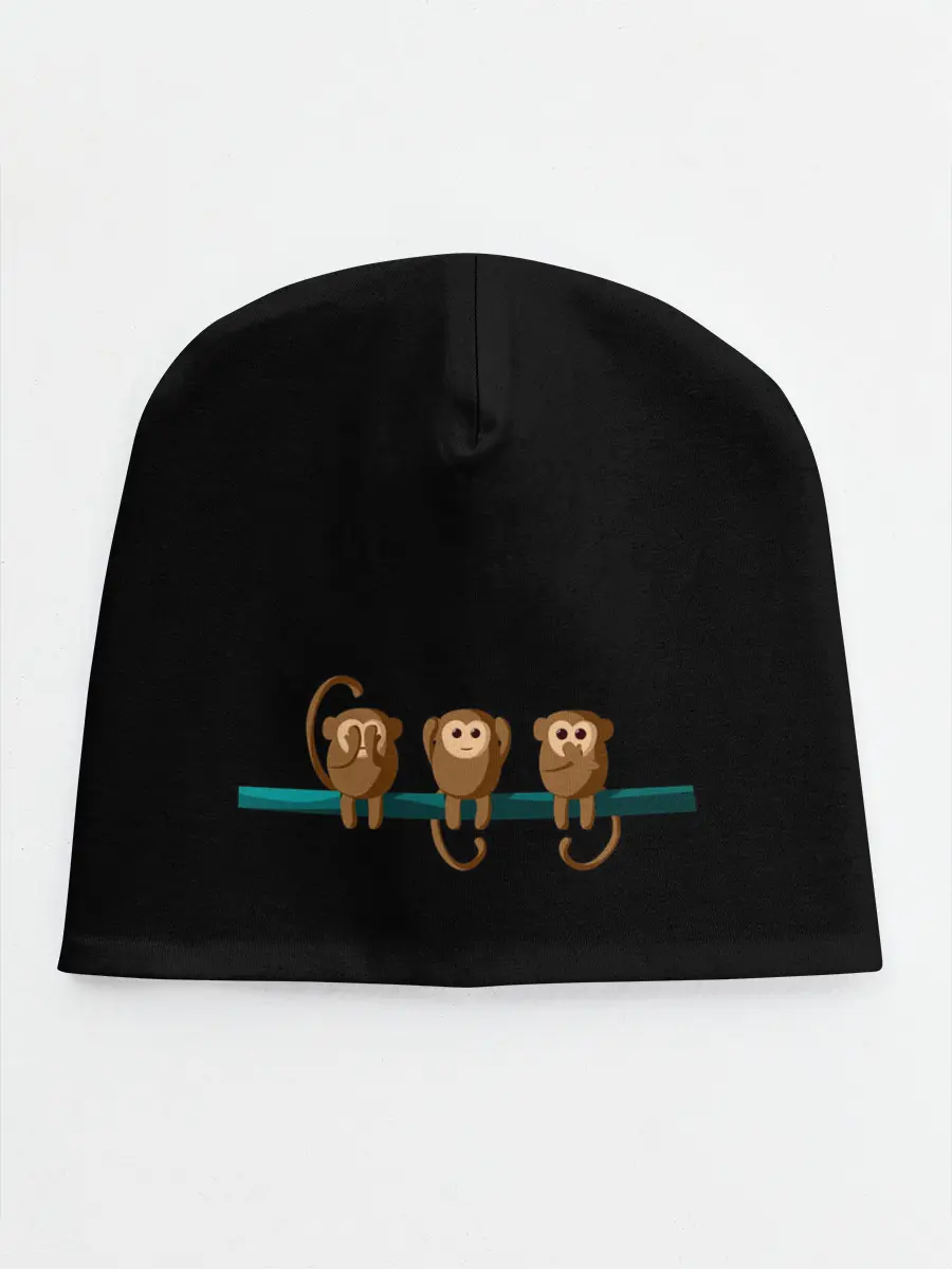 Детская шапка / Обезьяны слух зрение речь трио