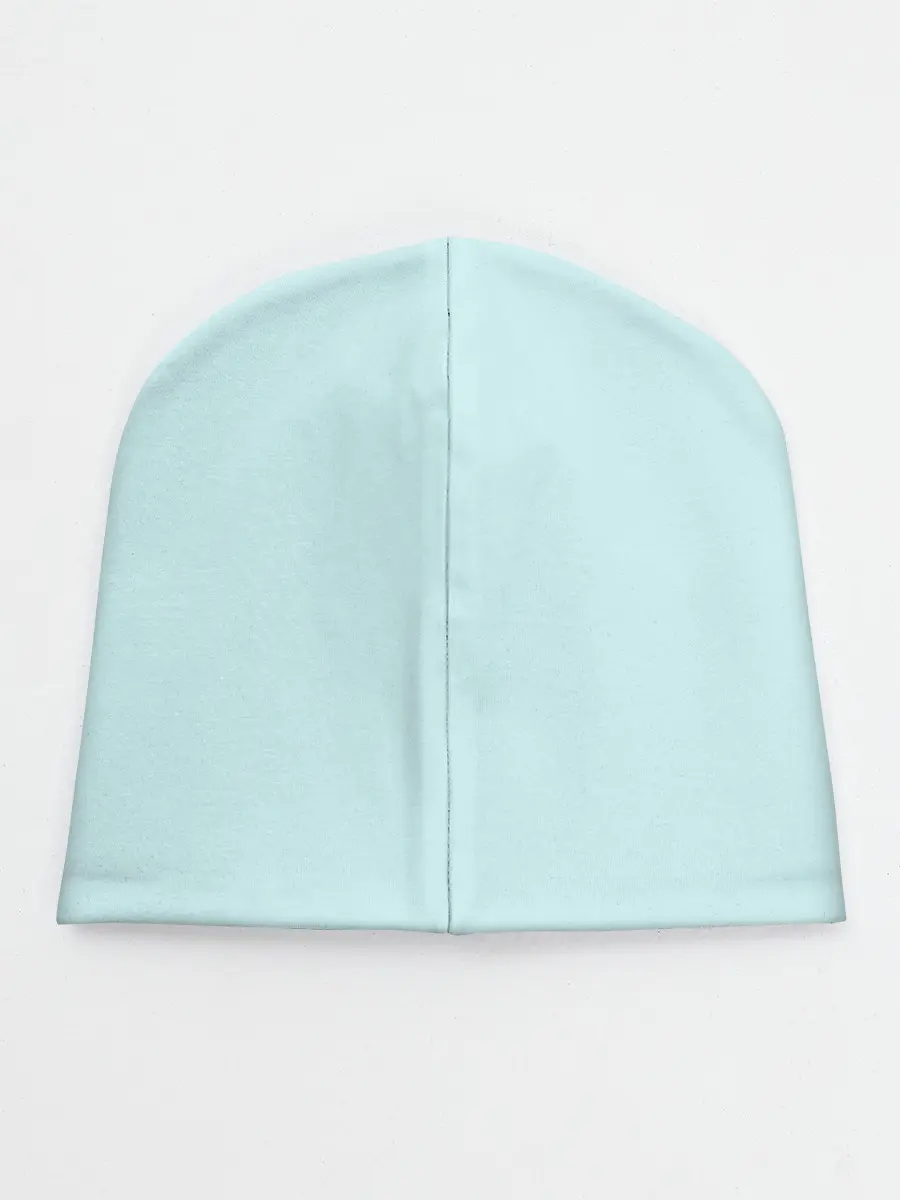 Детская шапка / Белый котенок с клубком милый