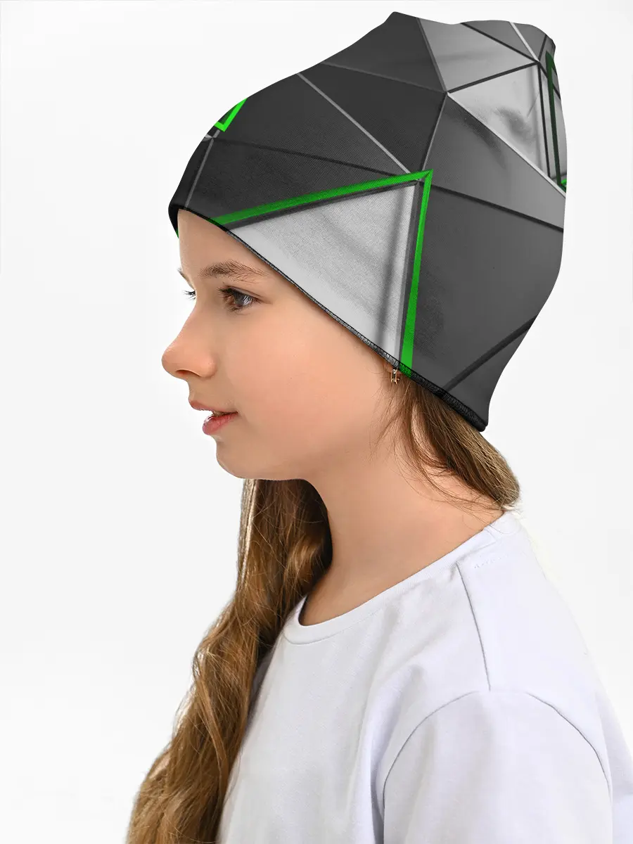 Детская шапка / 3D полигон