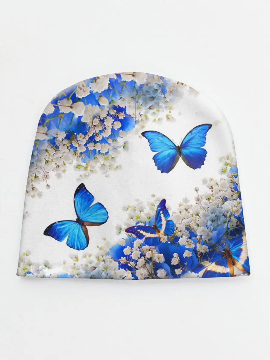 Детская шапка / Butterfly | Blue White