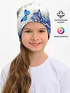 Детская шапка / Butterfly | Blue White