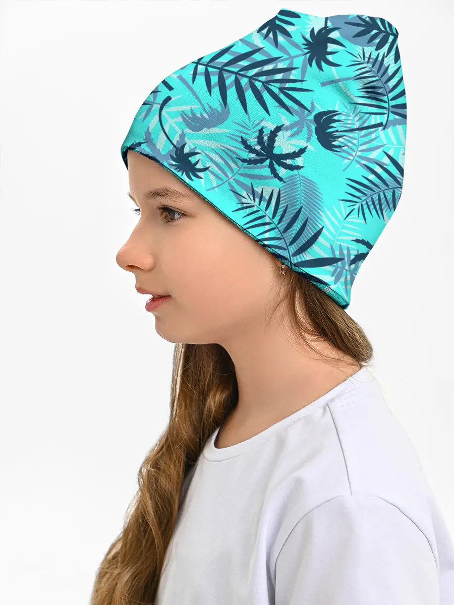 Детская шапка / ТРОПИЧЕСКИЕ ПАЛЬМЫ.