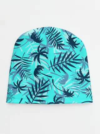 Детская шапка / ТРОПИЧЕСКИЕ ПАЛЬМЫ.