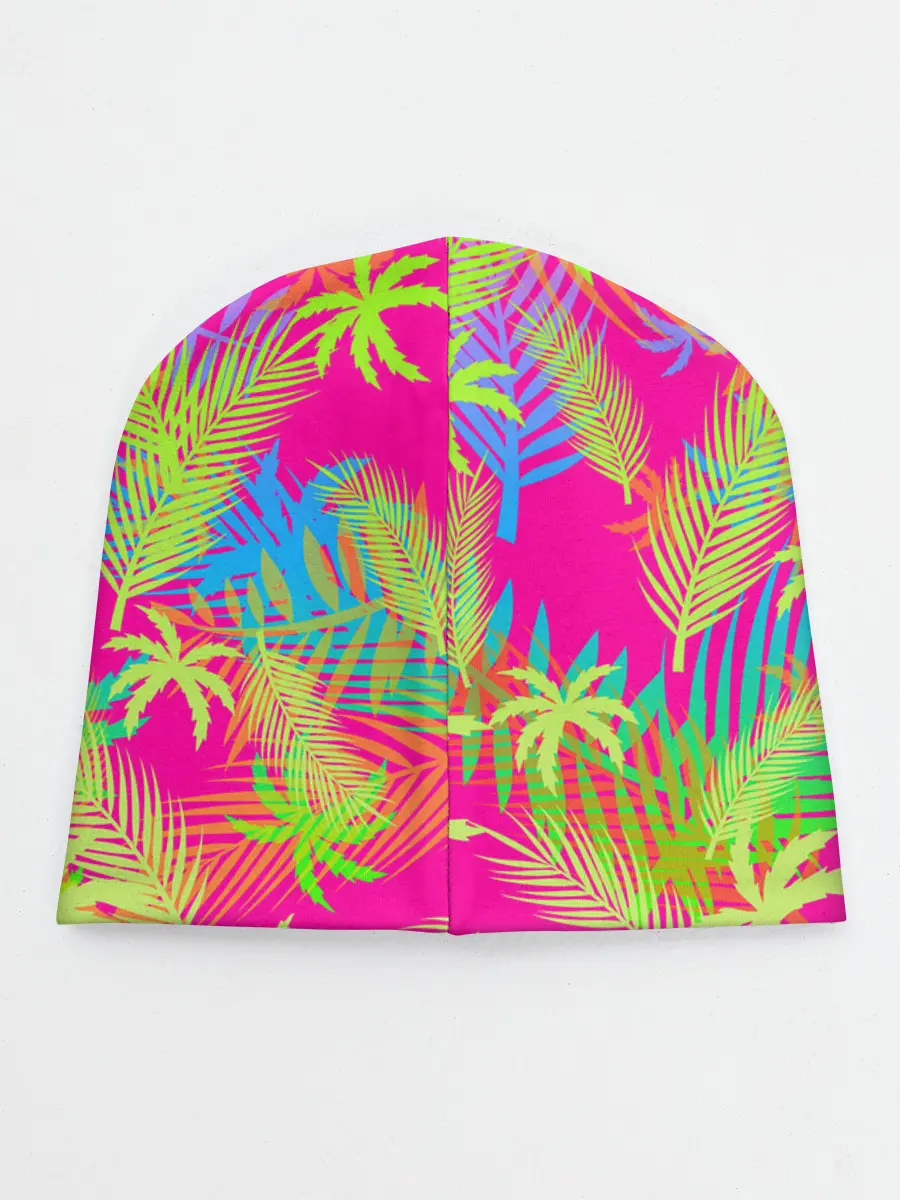 Детская шапка / ПАЛЬМЫ / ТРОПИКИ