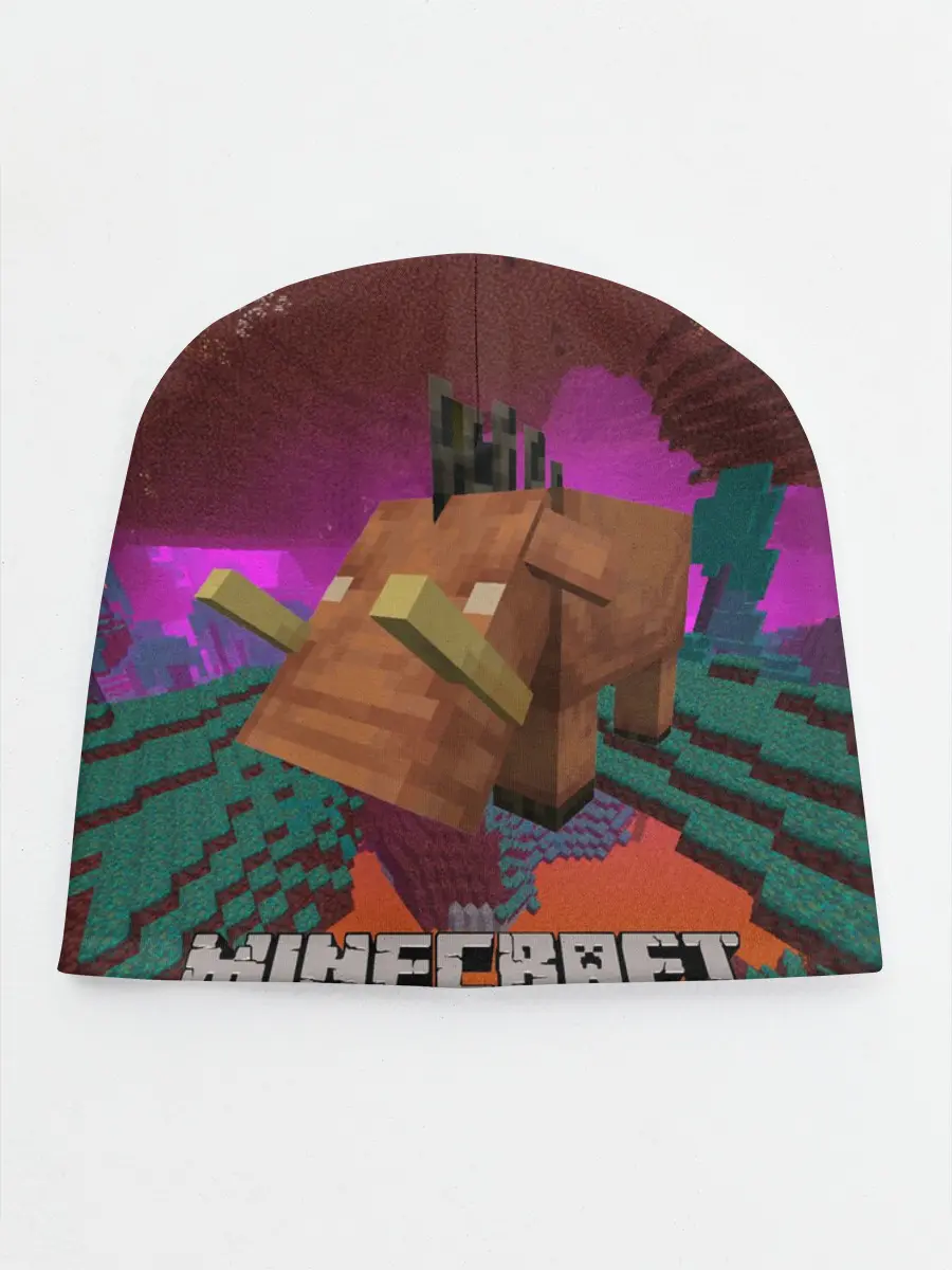 Детская шапка / Майнкрафт | Minecraft Hoglin