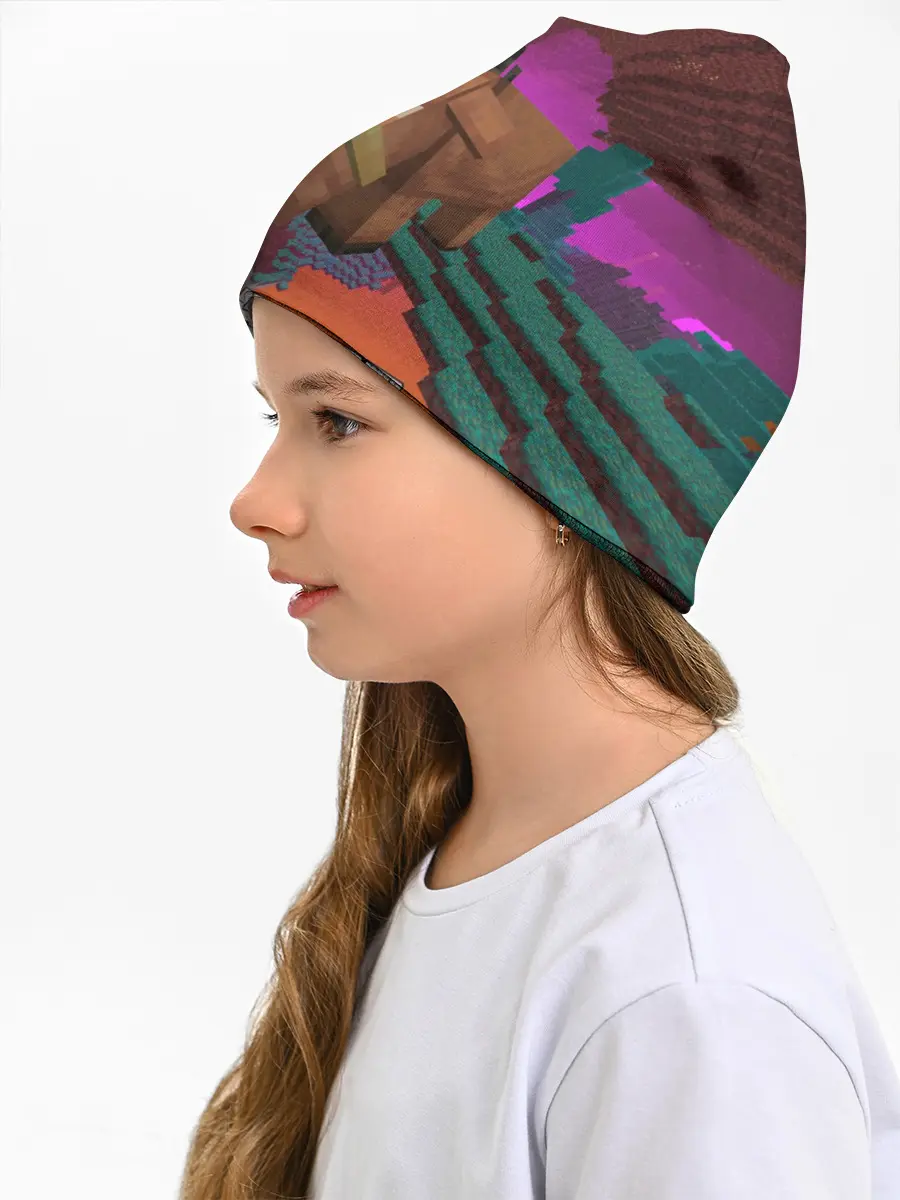 Детская шапка / Майнкрафт | Minecraft Hoglin