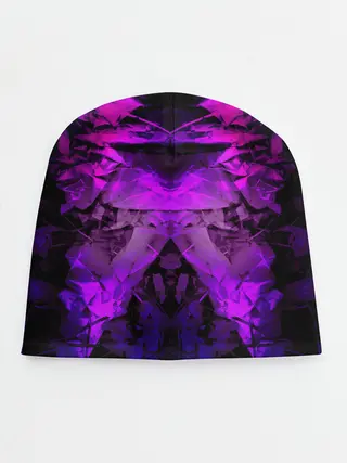 Детская шапка / абстракция,пришелиц,космос,100