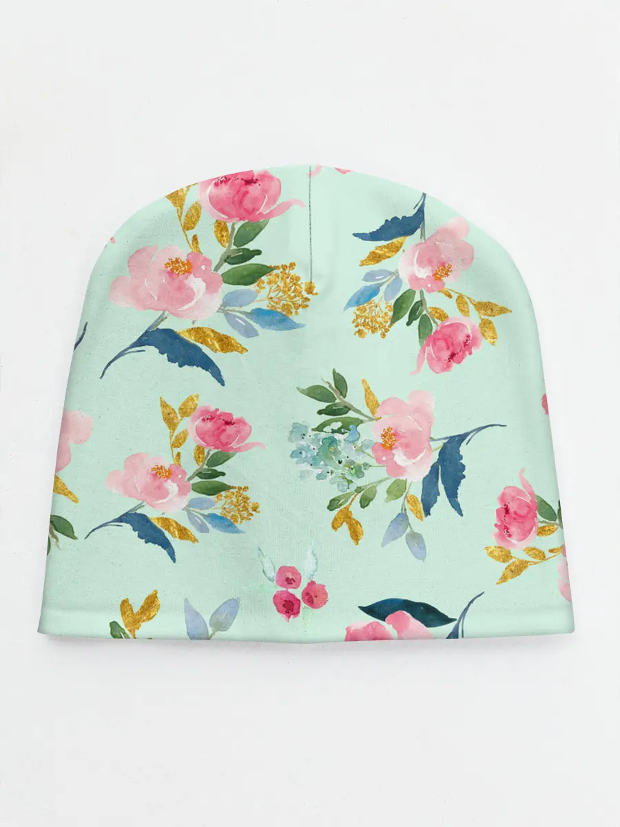 Детская шапка / Цветы