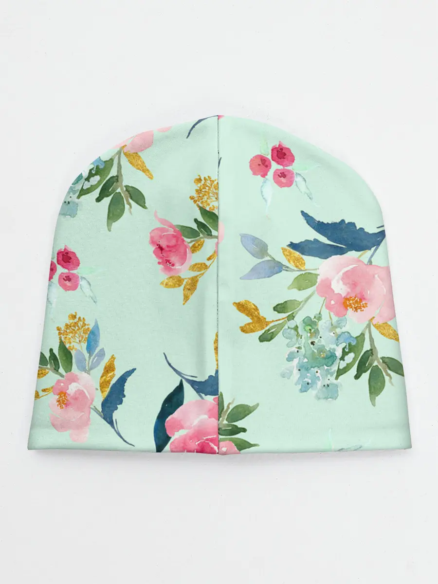 Детская шапка / Цветы