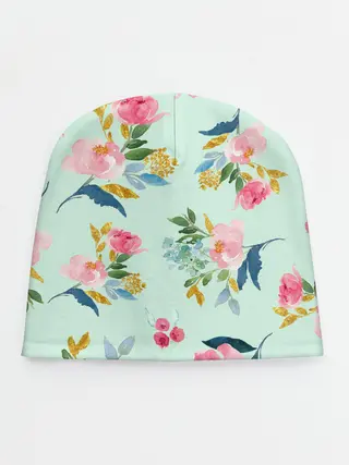 Детская шапка / Цветы