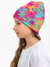 Детская шапка / НЕОНОВЫЕ ПАЛЬМЫ / НЕОН / NEON