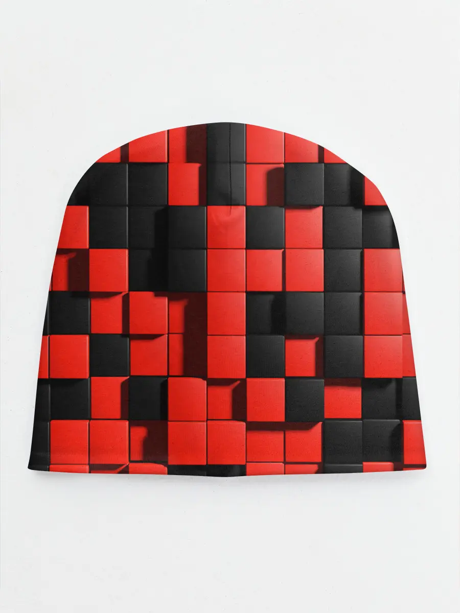 Детская шапка / КУБИКИ 3D