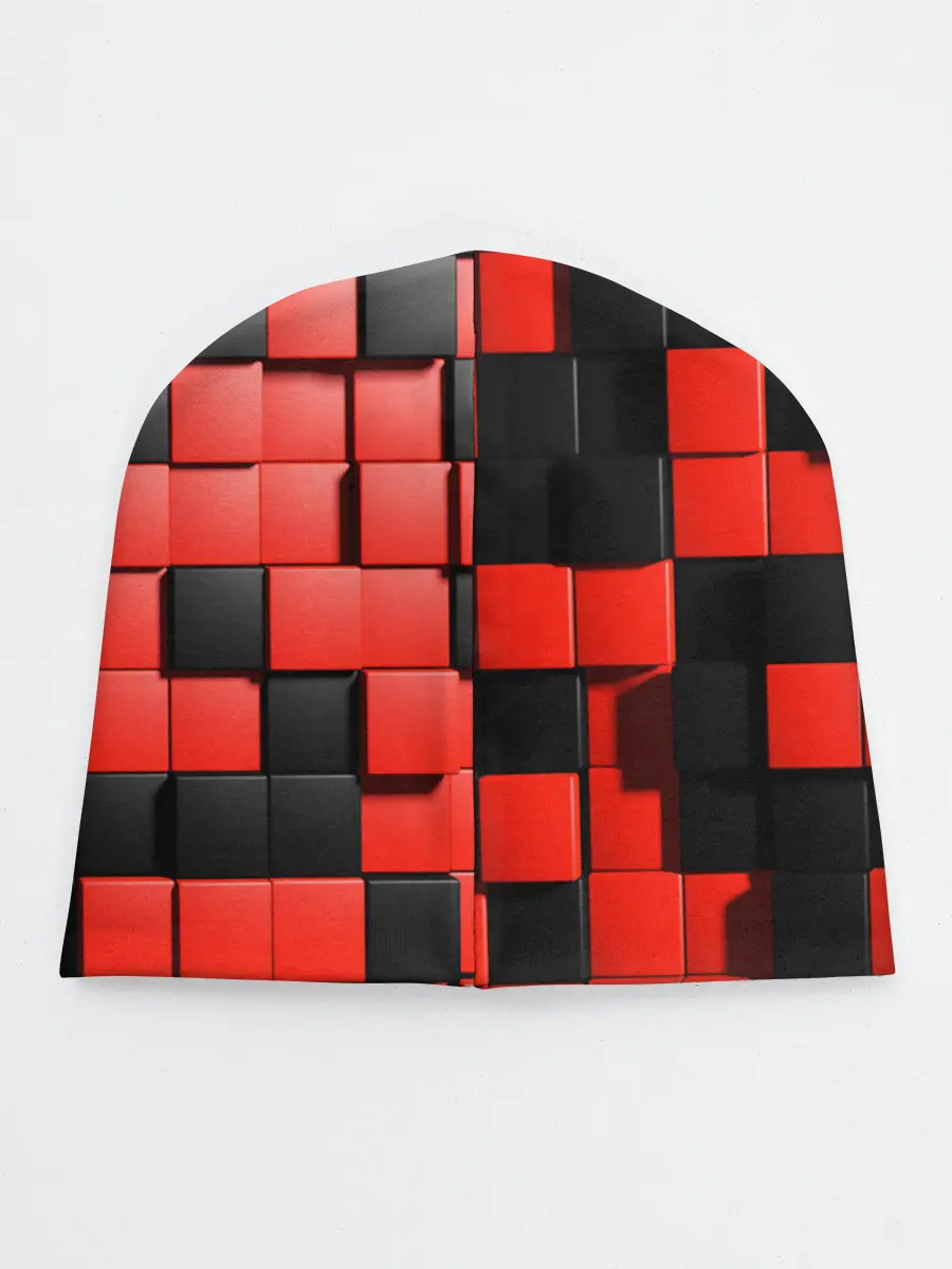 Детская шапка / КУБИКИ 3D