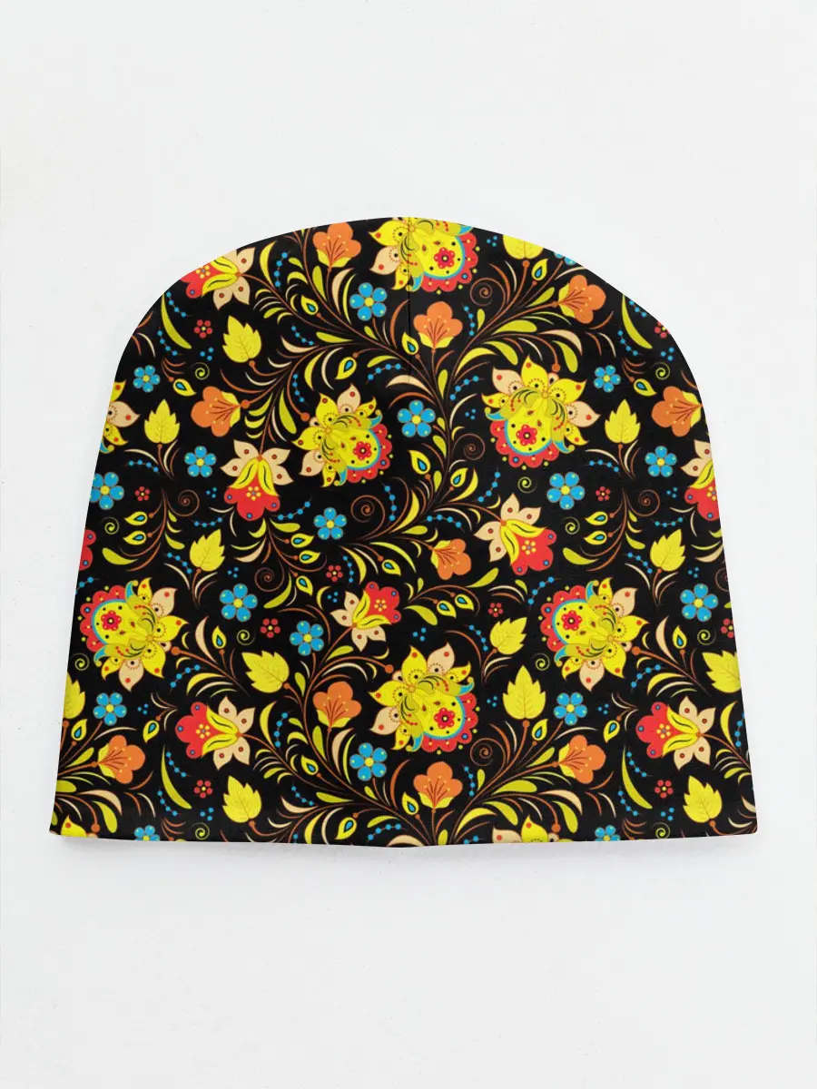Детская шапка / Яркая Хохлома