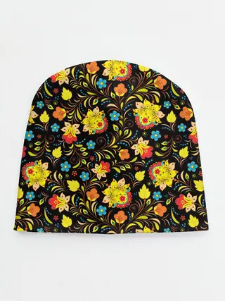 Детская шапка / Яркая Хохлома