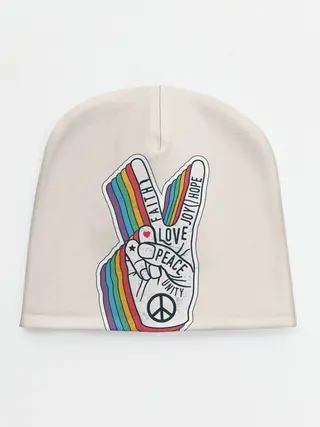 Детская шапка / PEACE and LOVE | МИР и ЛЮБОВЬ