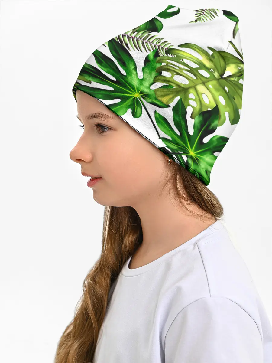 Детская шапка / ГАВАЙСКИЕ ЛИСТЬЯ