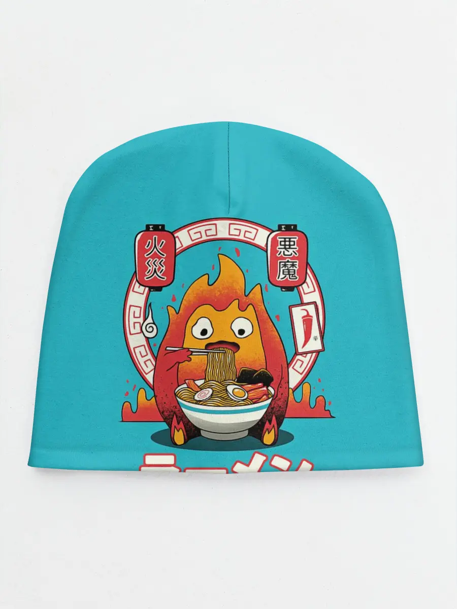 Детская шапка / Calcifer & ramen