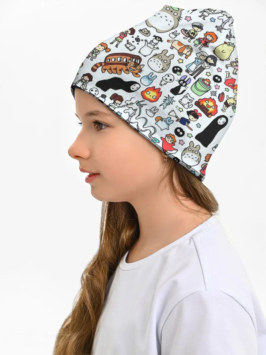 Детская шапка / Персонажи Миядзаки паттерн