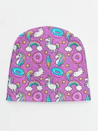 Детская шапка / Pink unicorn