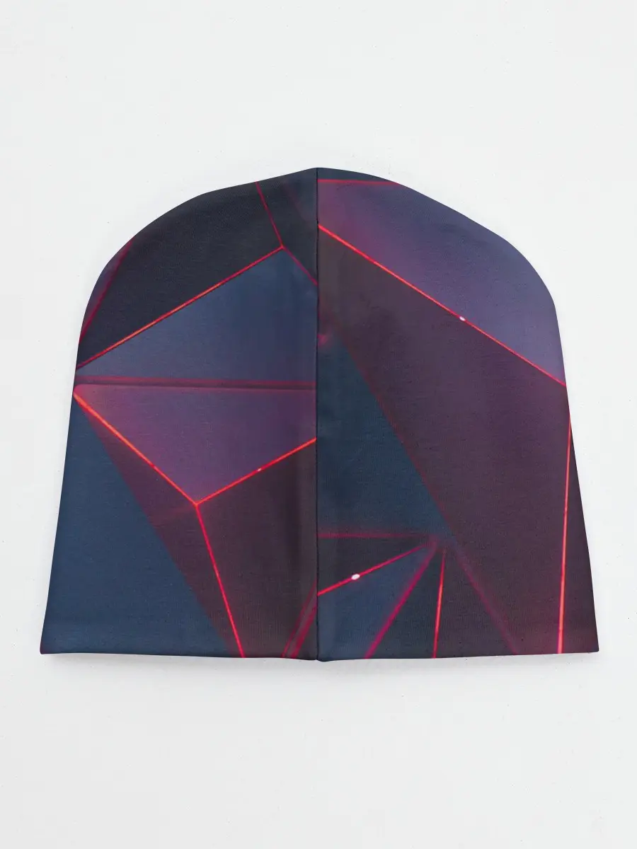 Детская шапка / Неоновый треугольник.