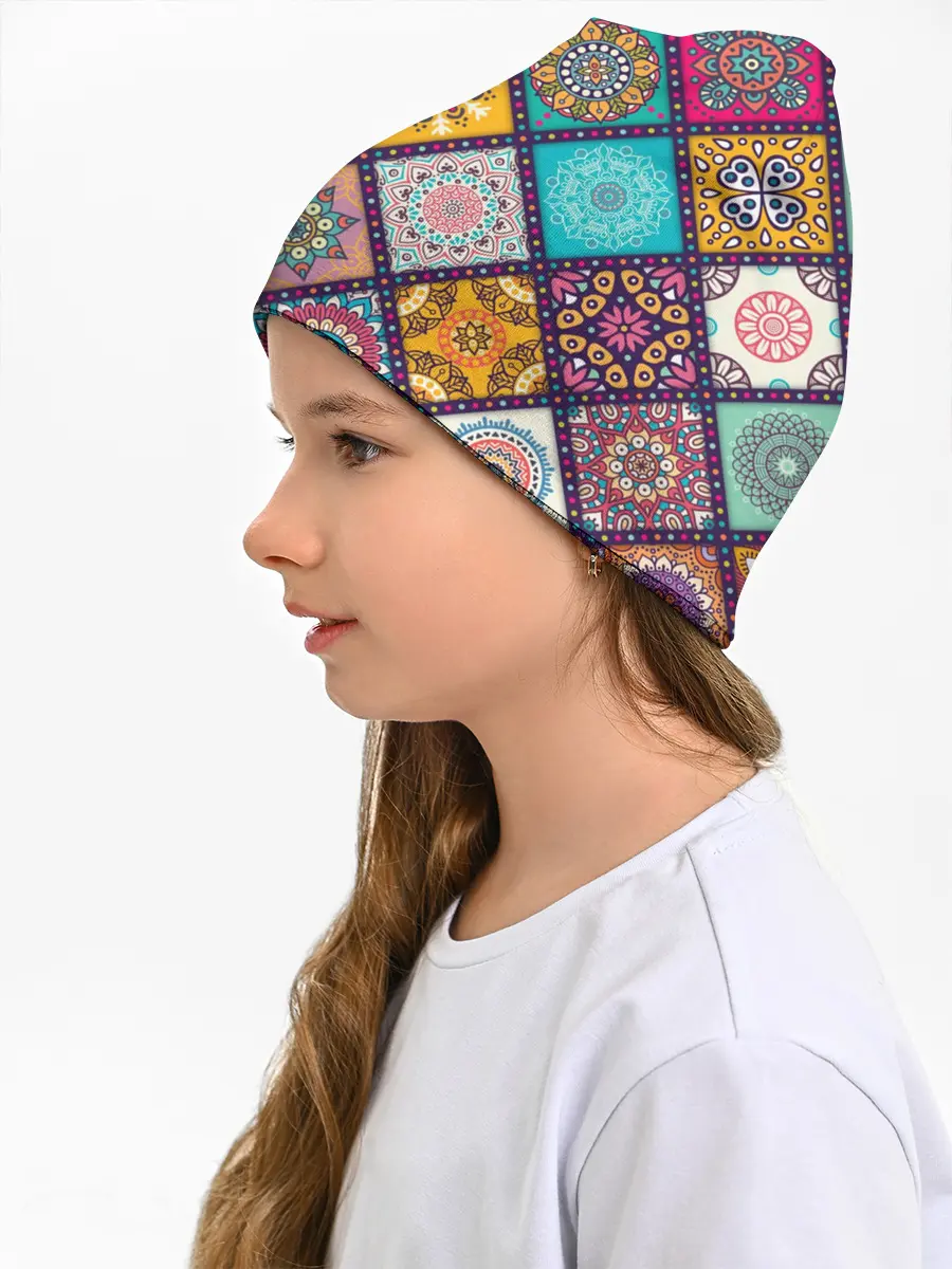 Детская шапка / Узоры мандалы