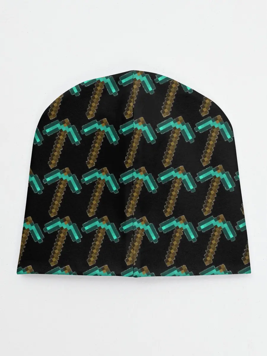 Детская шапка / Майнкрафт кирка