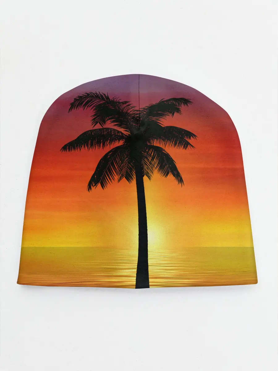 Детская шапка / ТРОПИЧЕСКИЕ ПАЛЬМЫ.