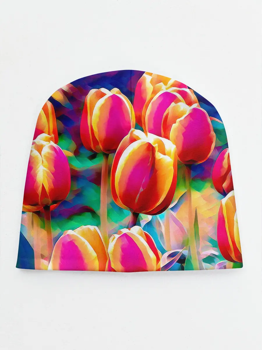 Детская шапка / Тюльпаны