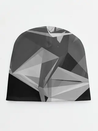 Детская шапка / Camo - Black & White