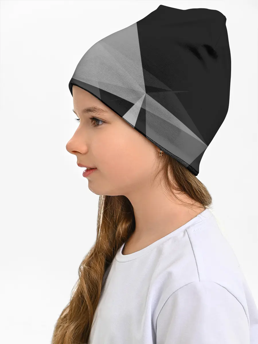 Детская шапка / Camo - Black & White