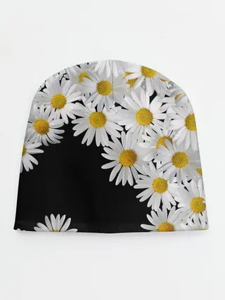 Детская шапка / Ромашковая россыпь