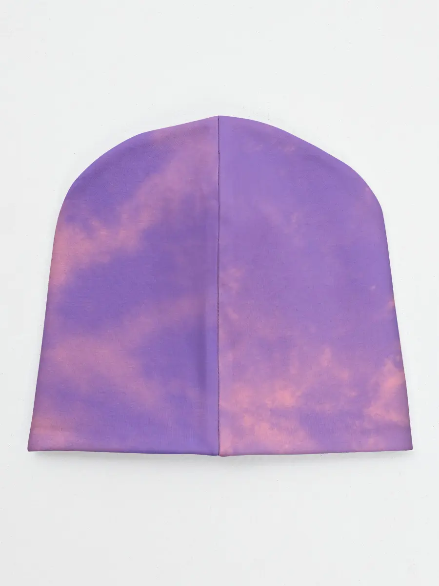 Детская шапка / Фиолетовый ТАЙ ДАЙ