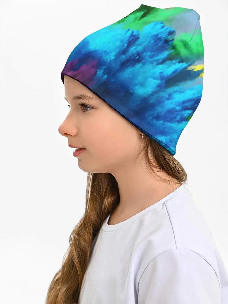 Детская шапка / РАЗНОЦВЕТНЫЕ КРАСКИ