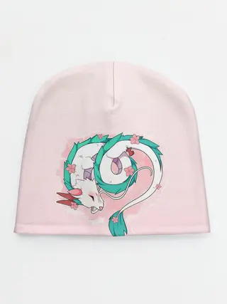 Детская шапка / Спящий дракон Хаку чиби цветы