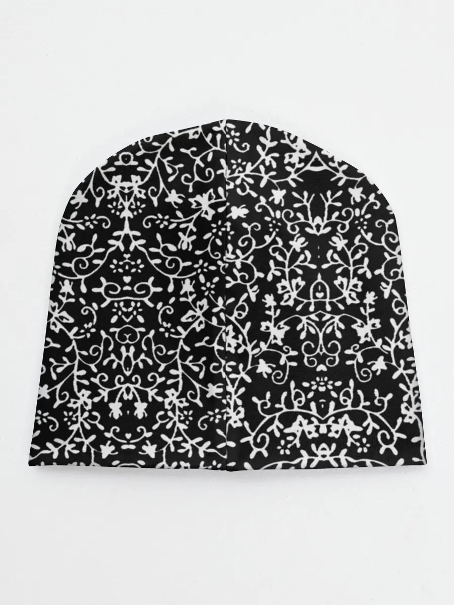 Детская шапка / Узоры Черно-белые