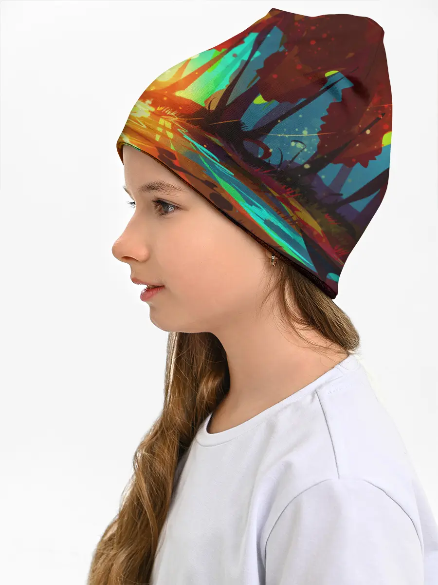 Детская шапка / Птица света в волшебном лесу