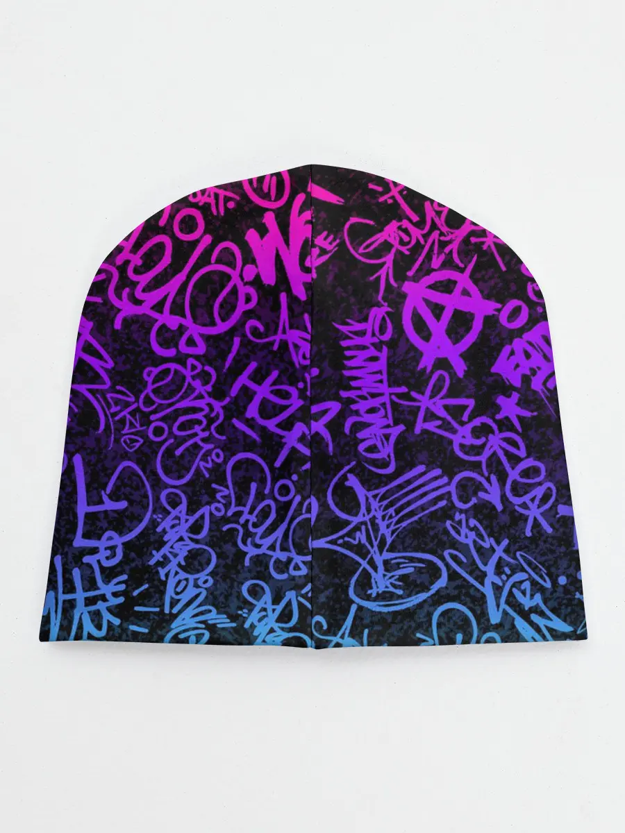 Детская шапка / Граффити Neon