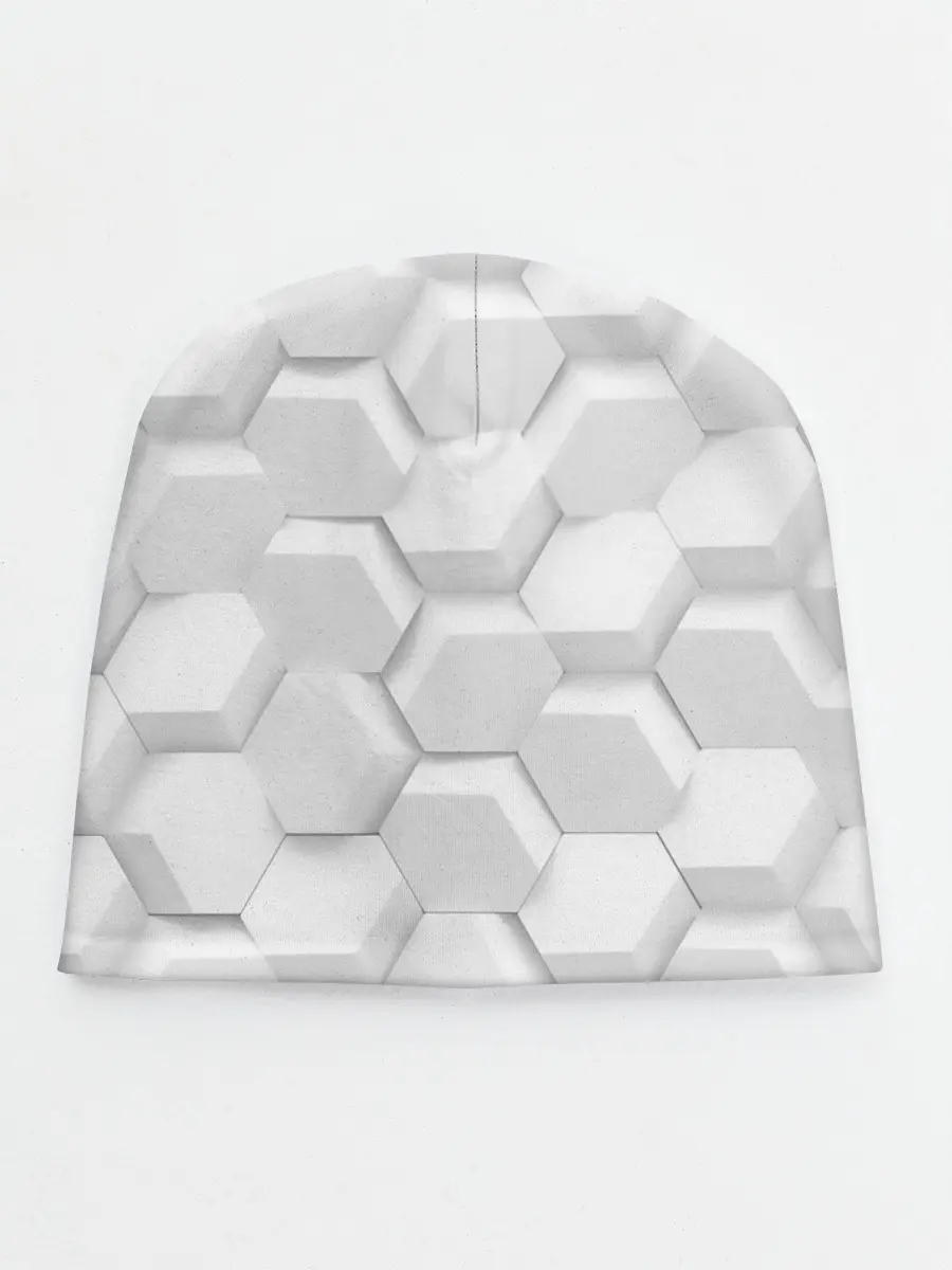 Детская шапка / 3D WHITE