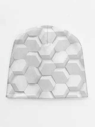 Детская шапка / 3D WHITE