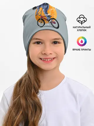Детская шапка / Космический велосипедист
