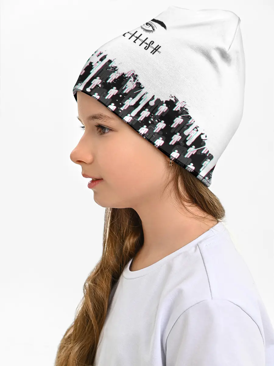 Детская шапка / BILLIE EILISH GLITCH