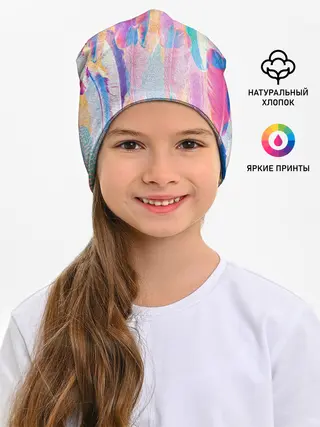 Детская шапка / ПЕРЬЯ